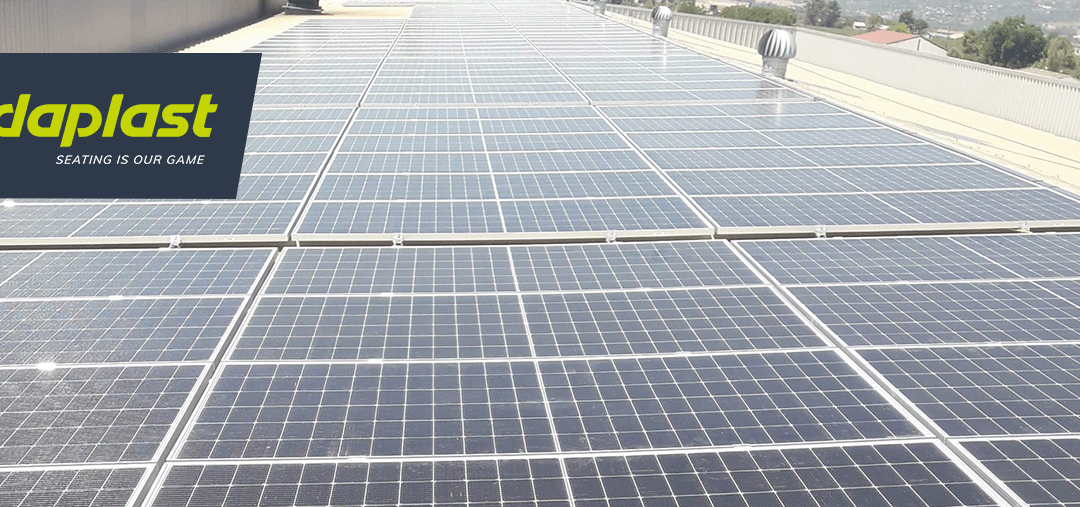 Stadium seats manufactured with solar power.